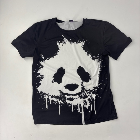 Other - Black and White Panda Quick Dry Graphic T-Shirt